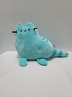 Gund Pusheen Blue Dino Dinosaur Cat Plush Stuffed Animal 16  Long Soft Toy