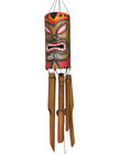Tiki Mask Beautiful Bamboo Wind Chime Outdoor Garden Lanai Decor Musical Sound