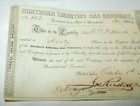 1844 Philadelphia Pennsylvania Northern Liberties Gas Company Capital Stock