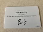 Paris Las Vegas Hotel Casino Vanderpump A Paris Room Key Card Keycard Nice