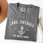 Freeshipping Lake Ontario Est 1615 Shirt  Lakes Vintage Tee Hot