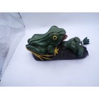 Cast Iron Frog Mechanical Bank Tested Non Working Bank Or Display Only