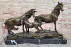 Vintage Large P J Mene Horse Bronze Statue Sculpture Figurine Signed Art Gift