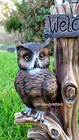 Owl With Solar Light Statue Solar Owl Statue Figurine