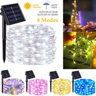100-300 Led Solar Power String Fairy Lights Garden Outdoor Party Christmas Lamp