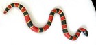 Vintage Signed Mario Rosales Paper Mache Mexican Coral Snake Wall Folk Art