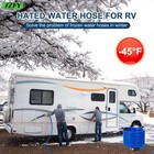 50ft Heated Water Hose For Rv heavy Duty Heated Hose For Camper garden farm     