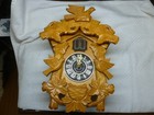 The Time Co Wood Battery Operated Cuckoo Clock For Parts Or Repair