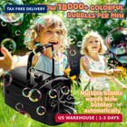 Bubble Machine  Automatic 18000  Per Minute Big Bubbles Blower Maker For Kids To