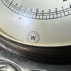Vintage Rare West Wood Germany Brass Weather Barometer Working