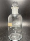 Antique T c  Wheaton Co Dil  Hydrochloric Acid Apothecary Chemist Glass Bottle