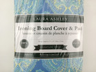 New Laura Ashley Light Blue Floral Paisley Ironing Board Cover Pad Standard Size