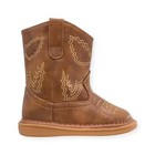 Wee Squeak Western Boot Brown Toddler Squeaky Shoe For Boys   Girls Size 3-12