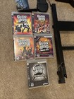 Guitar Hero 2 Guitars drums microphones 5 Games