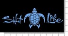 Salt Life Turtle Die Cut Sticker 10 25  Pick Your Color And Size