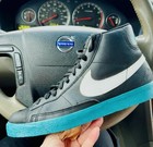 Rare 2009 Nike Blazer High Black - 316664-013 Sz 7 Vtg Retro Skate Hipster