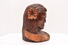 Vintage Rare Large Carved Wood Hawaiian Hula Dancer Tiki Decor Sculpture Statue