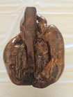 Vintage Polished Wood Burl Decorative Art Display Piece 11 x8 x 6  5 5 Lbs