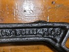 Vintage J i  Case Plow Works 4106 Tractor Implement Wrench 8    Cast Farm Tool
