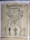 Ancient Mongolian Tibetan Buddhist Tantric  Amulet  Leave Mongolia  m-9x11