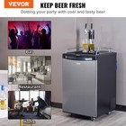 Vevor Beer Kegerator Draft Beer Dispenser Full Size Keg Refrigerator Dual Tap