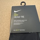 Nike Dri Fit Head Tie Headband Flags Swoosh Tennis Badminton Adjustable