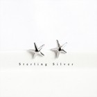 Fashion Women 925 Sterling Silver Jewelry Earrings 3d Elegant Starfish Stud 1276