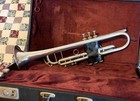 King Silver Flair 2055t Bb Trumpet Silver Plated With Case  Mouthpieces  Mute  