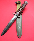 Wwii Ww2 Rare Us M3 Uc-1943 Utica Fighting Knife In Great Condition