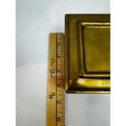 Vintage Solid Brass Hinged Decorative Box Rectangular Keepsake Trinket Chest