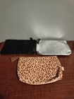3 Betty Boop X Ipsy Makeup Bag Clutch Purse Sequin Top Zip Wallet 5x7 