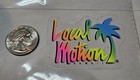 Vintage Local Motion Hawaii Neon Fade Palm Tree Vtg 80s 90s Surfing Sticker