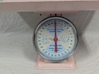 Vtg 1960s American Family Nursery Baby Scale 30 Ib Elephant Teddy Bear Pink Xlnt