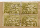 New Guinea 1930 6d Sg 130 X4 Used To Bougainville   po Kieta  Cancellation  20 