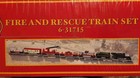 Lionel 6-31715 Fire And Rescue Train Set O-gauge 2002 Nib Factory Sealed 
