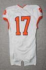 Clemson Tigers Football Jersey Mens 38 L White Game Worn Team Issued Nike  17