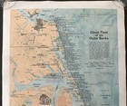 1970 National Geographic Ghost Fleet Of The Outer Banks Map Coastal Va   Nc Map