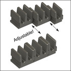 Modular Wrench Organizer   Compact Tool Storage   Slots Hold 18 Tools Sae Or Mm