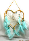 Native American Made Heart Dream Catcher   Turquoise Dreamcatcher  Coa   184