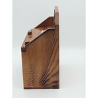 Vintage Wood Recipe Storage Holder Shadow Box Book 1970s Boho Granny Chic Core