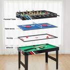4 In 1 Multi Game Table  Foosball  Billiards  Air Hockey   Ping Pong Table