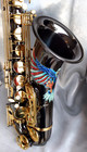Patriotic Cecilio  mendini  Tenor Sax W case   New Asian 7 Metal Mpc - Excellent