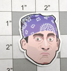 Prison Mike Michael Scott The Office Vinyl Decal Sticker For Tumblers Laptops