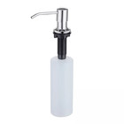  Kitchen Sink Soap Dispenser Chrome Dispenser Soap With Refillable 17oz Bottle