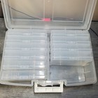 Photo Organizer Plastic Storage Case 10 Inner Boxes For 4  X 6  Crafts Clear