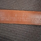 Coach Mens Black Leather Belt Vintage Usa Made Burnished Cowhide Brass Buckle 34