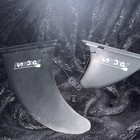 Funwater Removable Stand Up Paddle Board Fins Set Of 2 Black gray