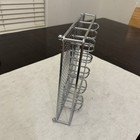 Chrome Mcm Metal Utensil Silverware Organizer Tray Holder Buffet Caddy 12  X 12 