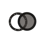 2 Goldwood Sound Sg-m4 Steel Mesh Snap On Woofer Grills For 4 5  Speakers