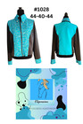 Western Show Shirt 2x Plus Bust 44 Knit Black Turquoise Metallic Paisley Sale